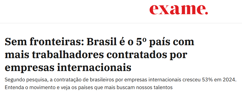 Modelo de currículo internacional artigo